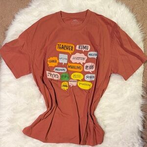 Multilingual Teacher Graphic T-Shirt